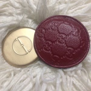 New Authentic GUCCI Red Compact Mirror